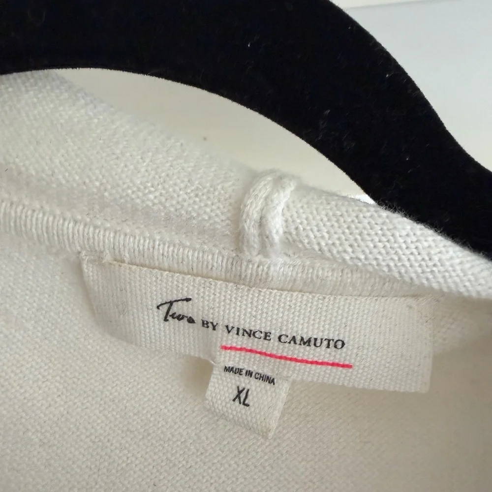 Two by Vince Camuto Zip-Up Sweater with hood - Picture 3 of 4